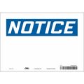 Condor Safety Sign, 10" W, 7" H, 0.004" Thickness 486V97