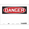 Condor Safety Sign, 10" W, 7" H, 0.004" Thickness 486V59