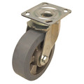 Zoro Select Plate Caster, 660 lb. Load Rating, Swivel LE-ALEV 150K-14-SG