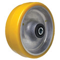 Zoro Select Caster Wheel, 1250 lb. Load, Silver Wheel P-UA-060X020/050R