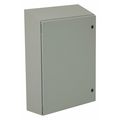 Wiegmann Carbon Steel Sloped Top Enclosure, 30 in H, 24 in W, 10 in D, 12, 13, 3R, 4, Hinged N412302410CST