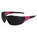 Edge Eyewear Safety Glasses, Smoke Scratch-Resistant SD156-G2