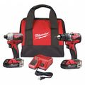 Milwaukee Tool M18 Compact Brushless 2-Tool Combo Kit 2892-22CT