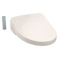 Toto Bidet Seat, With Cover, Plastic, Elongated, Beige SW3056#12