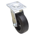 Zoro Select NSF-Listed Plate Caster, 600 lb. Ld Rating, Roller P21S-RY080R-14