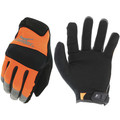 Condor Hi-Vis Mechanics Gloves, M, Yellow, Polyester 488C25
