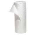 Spilltech Absorbent Roll, 55 gal, 30 in x 150 ft, Oil-Based Liquids, White, Polypropylene WRB150H