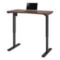 Bestar Rectangle Standing Desk, 29.5" X 59.3" X 28-45", Laminate Top, Grey 65867-47