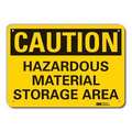 Lyle Caution Sign, 7 in H, 10 in W, Plastic, Vertical Rectangle, English, LCU3-0331-NP_10x7 LCU3-0331-NP_10x7