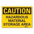 Lyle Caution Sign, 5 in H, 7 in W, Horizontal Rectangle, English, LCU3-0331-RD_7x5 LCU3-0331-RD_7x5