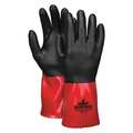 Mcr Safety 12" Chemical Resistant Gloves, Nitrile, S, 12PK MG9648S