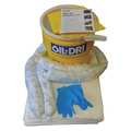 Oil-Dri Spill Kit, Oil-Based Liquids, White L91510
