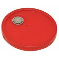 Zoro Select Lid, Red, Spout w/Tear Tab, 1-3/16 in. H ROP2100CVRF-TT-R