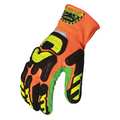 Ironclad Performance Wear Impact Gloves, Slip On, 3XL, Gauntlet, PR LPI-OC5-07-XXXL