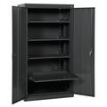 Sandusky Lee Storage Cabinet, 66"H x 36"W x 24"D, Steel Black ET52362466-09LL