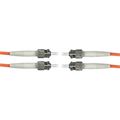 Hubbell Premise Wiring Fiber Optic Patch Cord, Orange, 16.40 ft. DFPCSTSTD5MM