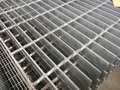 Zoro Select Bar Grating, Smooth, 24 in L, 24 in W, 1.0 in H, Galvanized Steel Finish 22125S100-B2