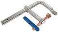 Wilton 12 in Bar Clamp, Copper-Plated Steel Handle and 7 in Throat Depth 4800S-12C