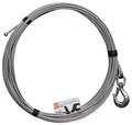 Oz Lifting Products Cable, Stainless Steel, 800 lb. OZSS.19-80B