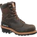 Carhartt Size 14 Men's Logger Boot Composite Work Boot, Brown CML8360-14M