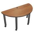 Mooreco Boat Conference Table, 58 in X 29 in X 29 1/2 in, High Pressure Laminate Top 27743-7919-BK