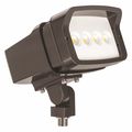 Lithonia Lighting LED Floodlight, 49W, 3963 lm, Knuckle Mnt OFL1 LED P2 40K MVOLT THK DDBXD M4