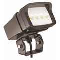 Lithonia Lighting LED Floodlight, 49W, 3979 lm, Yoke Mnt OFL1 LED P2 50K MVOLT YK DDBXD M4