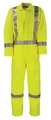 Big Bill Flame Resistant Coverall, Yellow, Tencate Tecasafe(R) Plus, M 1328TY7-MR-YEL