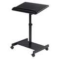 Mooreco Lectern, 43" H x 24" W, Black, Steel 43062