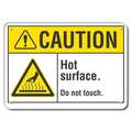 Lyle Caution Sign, 7 in H, 10 in W, Aluminum, Vertical Rectangle, English, LCU3-0009-RA_10x7 LCU3-0009-RA_10x7