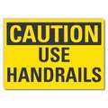 Lyle Caution Sign, 10 in H, 14 in W, Non-PVC Polymer, Horizontal Rectangle, LCU3-0227-ED_14x10 LCU3-0227-ED_14x10