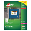Avery Avery® Durable ID Labels with TrueBlock® Technology, 61532, Laser, 5" x 3-1/2", White, Pack of 200 7278261532