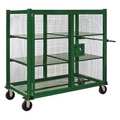 Sumner Wire Security Cart with Removable Shelves 1,500 lb Capacity, 34 in W x 63 1/2 in L x 58 in H 784920