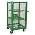 Sumner Wire Security Cart with Removable Shelves 1,500 lb Capacity, 31 1/2 in W x 34 in L x 58 in H 785920