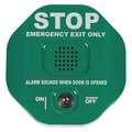 Sti Exit Stopper Door Alarm, Green STI-6400-G