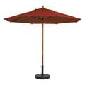 Grosfillex Market Umbrella, 9 ft., Terra Cota 98918231