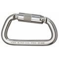 Honeywell Miller Carabiner, Double-Locking, 535EDGPP5K Length, Stainless Steel, Silver SSRLC