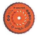 Walter Surface Technologies Flap Disc, Fine, Grit 150, 4-1/2" Dia. 15I453