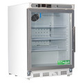 American Biotech Supply Refrigerator, Undercounter, 4.6 cu. ft., 5A ABT-HC-UCBI-0404G-LH