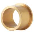 Bunting Bearings Flanged Sleeve Bearing, 3/4" I.D., 1/2" L EBCF121404