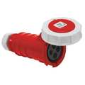 Zoro Select Pin and Sleeve connector, Red, 7.5 HP BRY430C7W