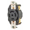 Zoro Select 30A Locking Receptacle 4P 5W 120/208VAC L21-30R BK BRY72130FR