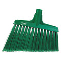 Vikan 9 in Sweep Face Broom Head, Soft, Synthetic, Green 29162