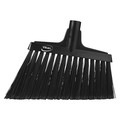 Vikan 9 in Sweep Face Broom Head, Soft, Synthetic, Black 29169