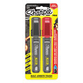 Sharpie Black, Red Permanent Marker Set, Chisel Tip, 2 PK 2178496