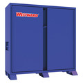 Westward WESTWARD Jobsite Box Cabinet, Blue, 48.3 cu ft, 60" W x 28" D x 61" H 499N09