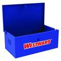 Westward WESTWARD Jobsite Box, Blue, 3.3 cu ft, 31" W x 18" D x 13" H 499N12