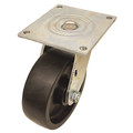Zoro Select Plate Caster, 650 lb. Load Rating P21S-PB050R-15