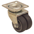 Zoro Select Standard Plate Caster, Swivel, 175 lb. LDA-PATH 50G