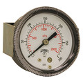 Winters Pressure Gauge, 0 to 300 psi, 1/8 in MNPT, Black P9U901427UC